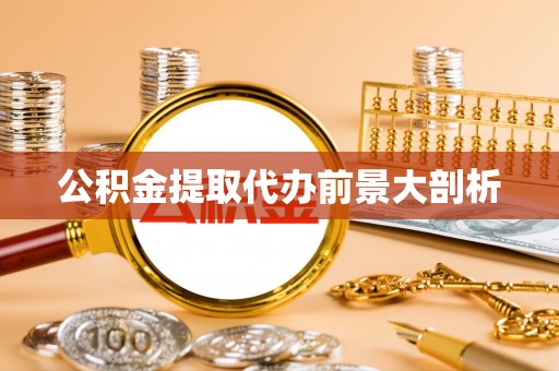 石柱公积金提取代办前景大剖析